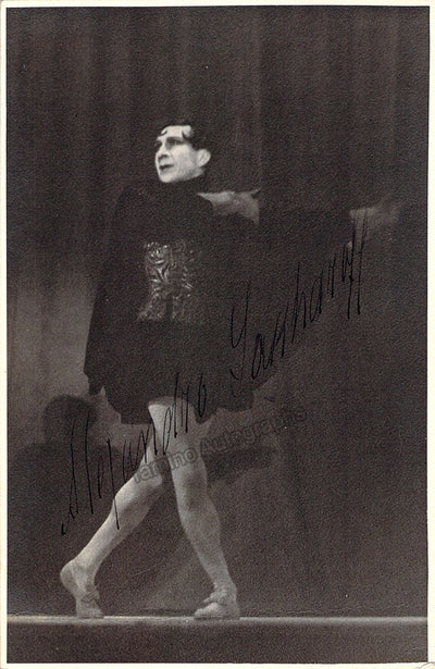 Sakharoff, Alexander & Clotilde - Set of 2 Signed Photographs