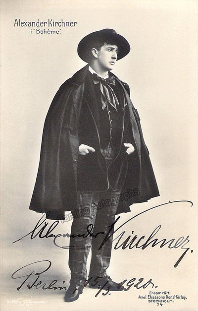 KIRCHNER, Alexander (Various Autographs)