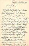 Krakauer, Alexander - Autograph Letter Signed 1888