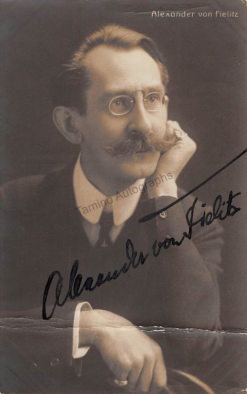 Fielitz, Alexander von - Signed Photo