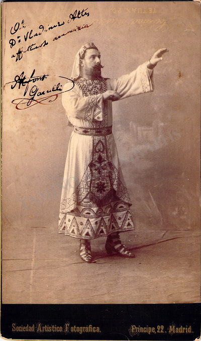 Garulli, Alfonso - Signed Cabinet Photograph