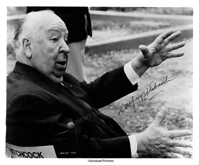 Hitchcock, Alfred - Signed Photograph in "Family Plot"