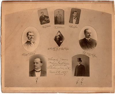 Stofer, Alfred J. - Large Signed Photograph 1897