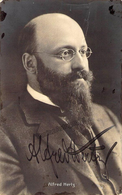 Hertz, Alfred - Signed Photo