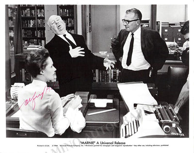 Hitchcock, Alfred - Signed Photo in Marnie