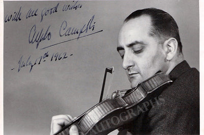 Campoli, Alfredo - Signed Photograph 1962