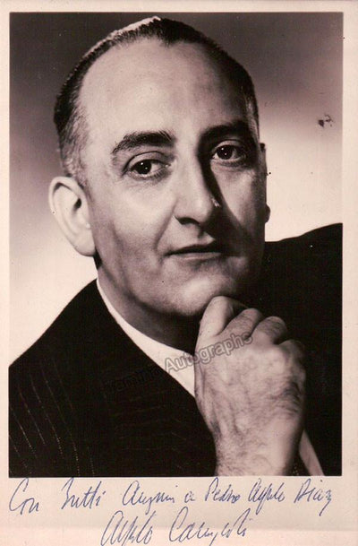 Campoli, Alfredo - Signed Photo 1956