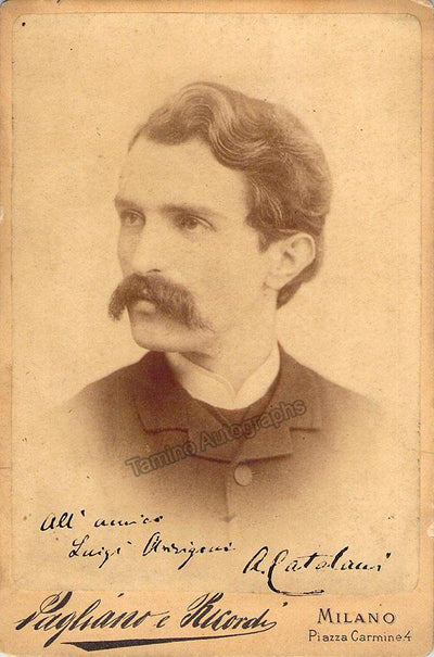 Catalani, Alfredo - Signed Cabinet Photo