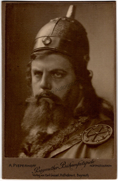 Bary, Alfred von - Vintage Cabinet Photograph
