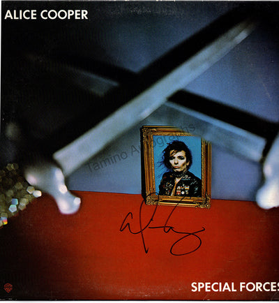 Cooper, Alice - Signed LP Record "Special Forces"