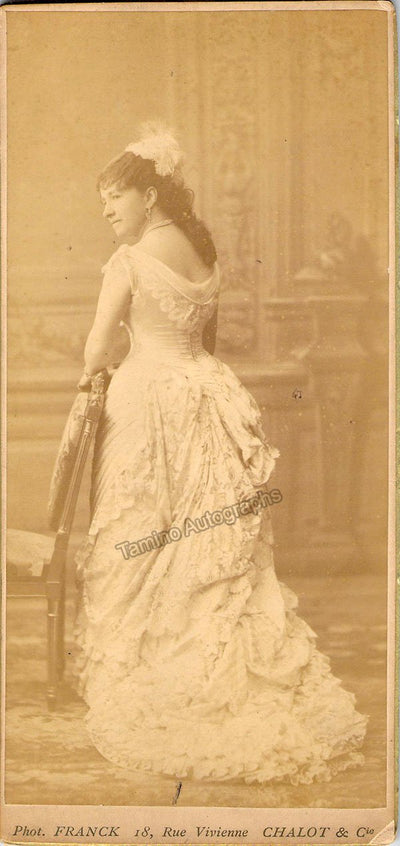 Ducasse, Alice - Signed Photograph 1882