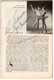 Alonso, Alicia - Youskevitch, Igor - Double Signed Program Buenos Aires 1958