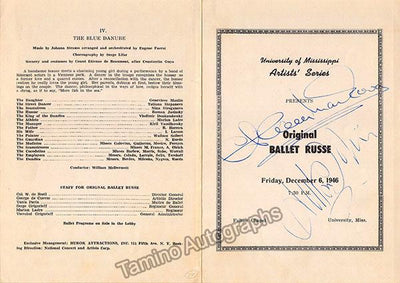 Dolin, Anton - Markova, Alicia - Signed Program