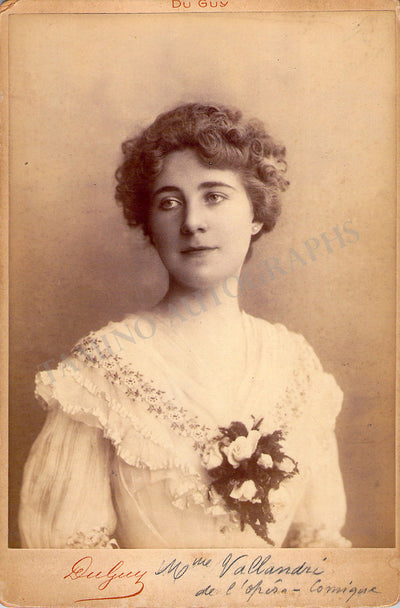 Vallandri, Aline - Cabinet Photograph