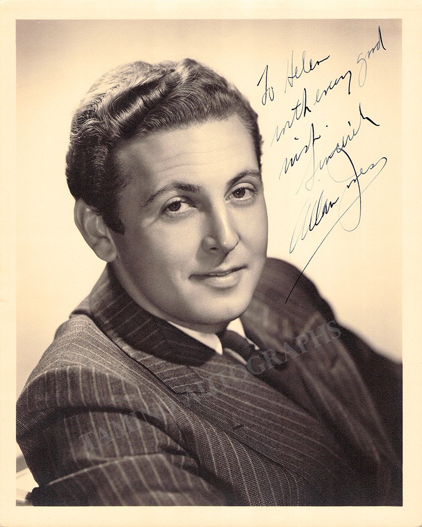 Jones, Allan - Signed Photo