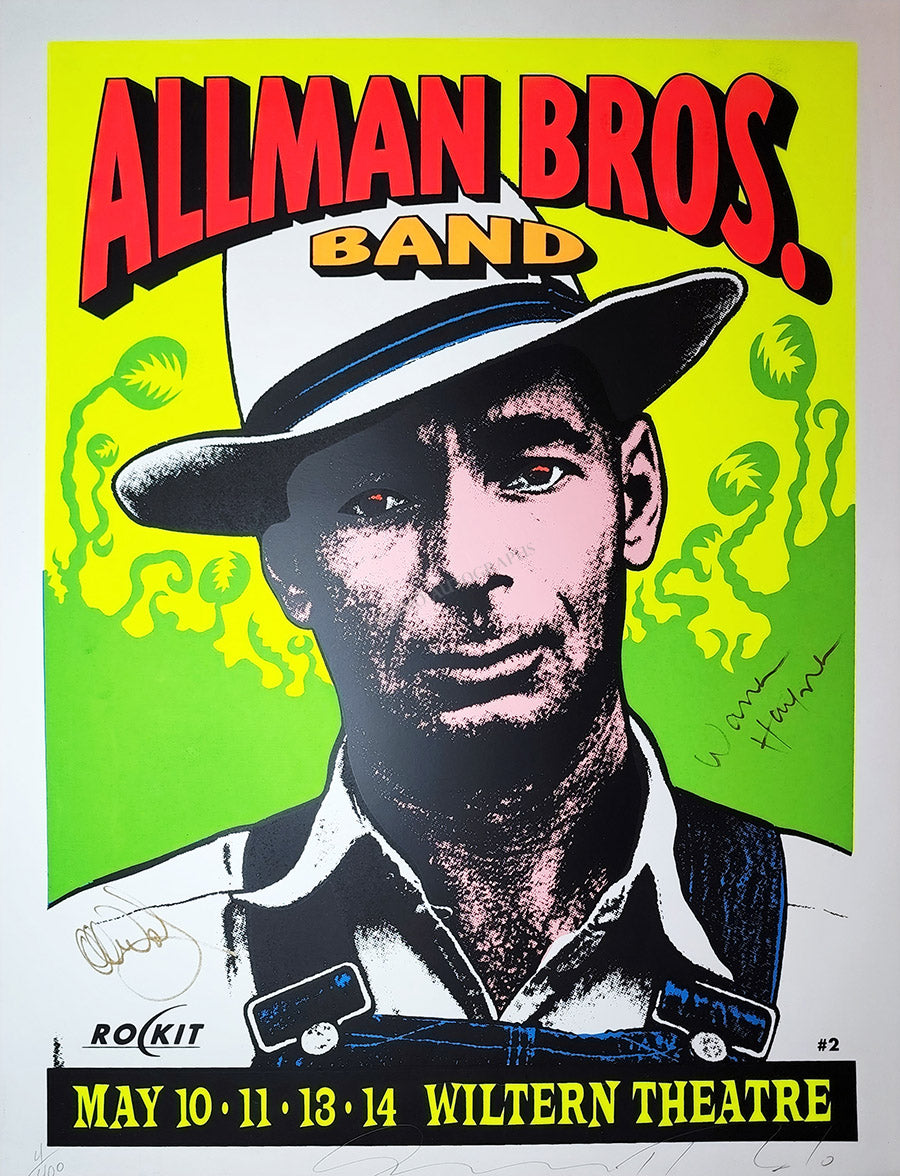 The Allman Brothers Band Autographs Poster