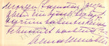 Mahler, Alma - Autograph Note Signed