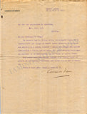 Nervo, Amado - Set of 2 Typed Letters Signed 1919