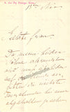 Joachim, Amalie - Pair of 2 Autograph Letters Signed