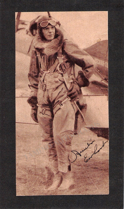 Earhart, Amelia - Signed Photograph