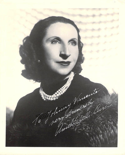 Galli-Curci, Amelita - Signed Photograph