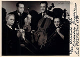String Quartets & Trios - Autographs Lot