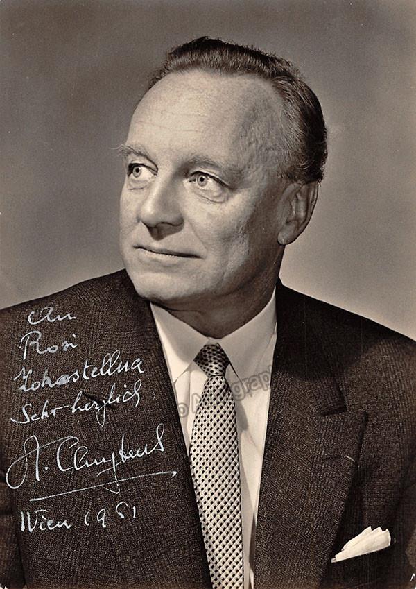 Cluytens, Andre - Signed Photo Postacard, 1961