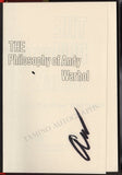 Warhol, Andy - Signed Book "The Philosophy of Andy Warhol"