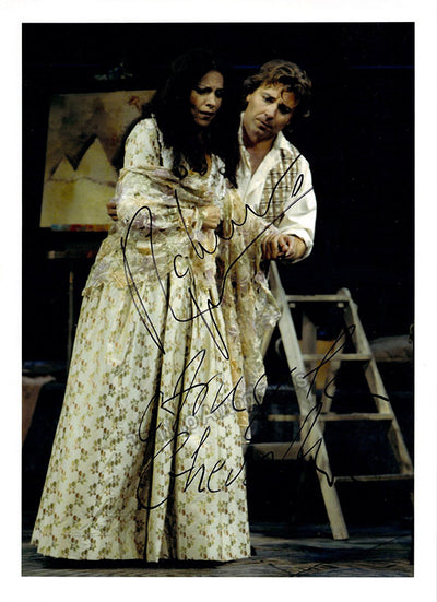 Alagna, Roberto - Gheorghiu, Angela - Double Signed Photograph in La Boheme