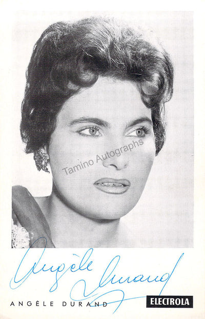 Durand, Angele - Signed Photograph