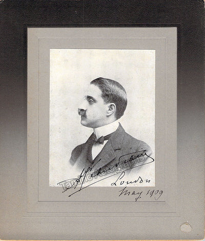 Scandiani, Angelo - Signed Photograph 1909