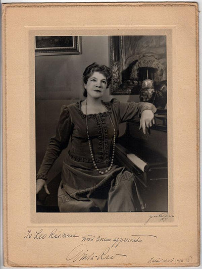 Rio, Anita - Large Signed Photograph