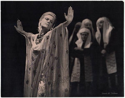 Silja, Anja - Signed Photograph as Salome