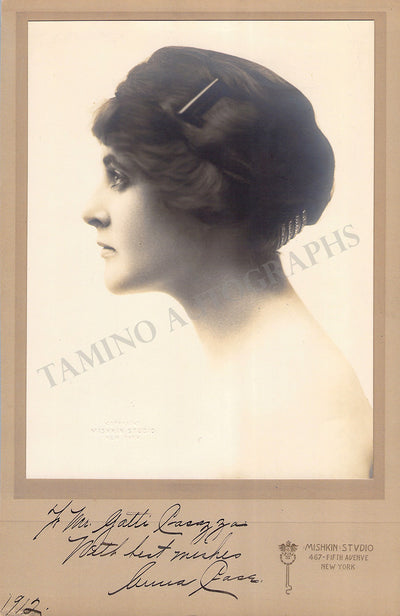 Case, Anna - Signed Photograph 1912