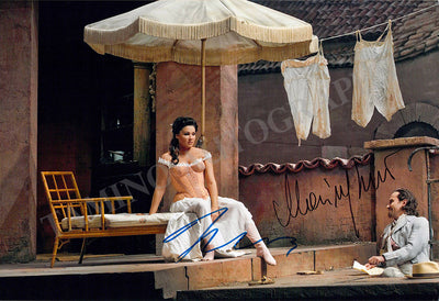 Netrebko, Anna - Kwiecien, Marius - Signed Photograph in "Don Pasquale"