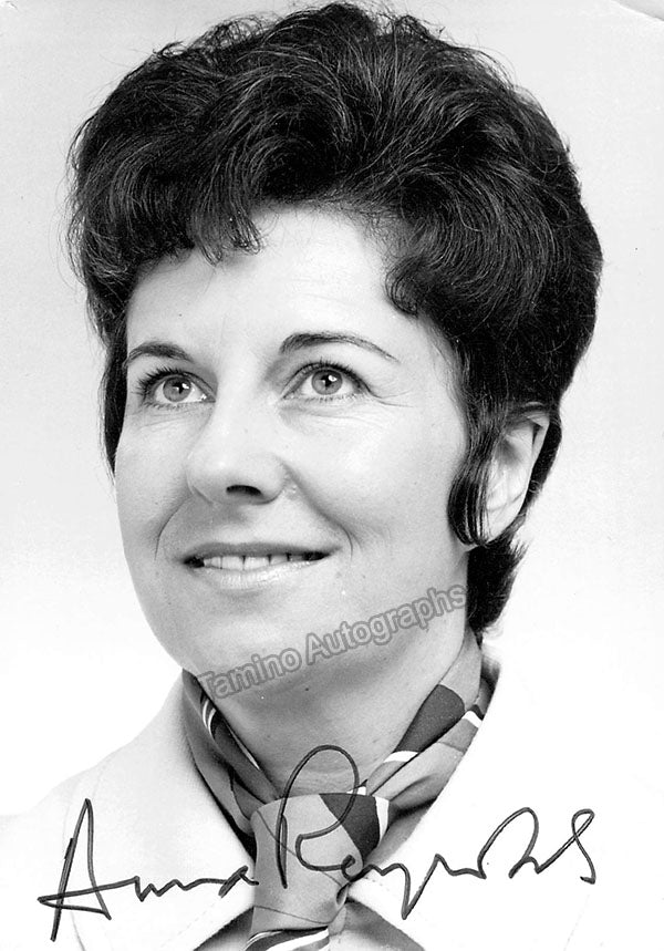 Anna Reyburn REYNOLDS, Anna (Various Autographs) – Tamino Autographs