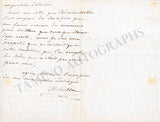 Thillon, Anna - Autograph Letter Signed 1839