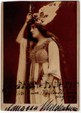 Von Mildenburg, Anna - Signed Cabinet Photo in The Walkure 1907