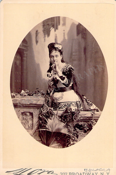 Belocca, Anna De - Cabinet Photograph in role
