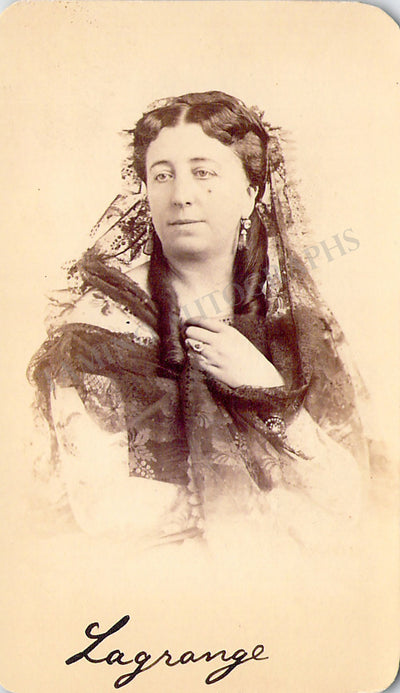 Lagrange, Anne Caroline de - Vintage CDV