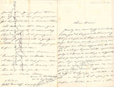 Lagrange, Anne Caroline de - Autograph Letter Signed 1853