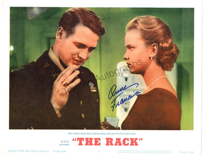 Francis, Anne - Signed Large Photograph in "The Rack"