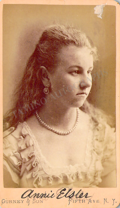 Elsler, Annie - Vintage CDV