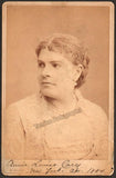 Cary, Annie Louise - Signed Cabinet Photo 1880