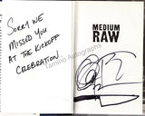 Bourdain, Anthony - Signed Book "Medium Raw"