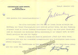 Dermota, Anton - Set of Autograph Letters Signed + Typed Letters Signed