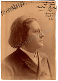 Seidl, Anton - Signed Photograph with Music Quote 1896