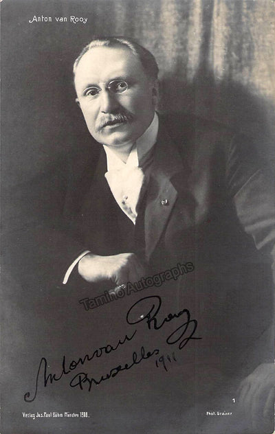 Van Rooy, Anton - Signed Photograph 1911