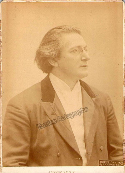 Seidl, Anton - Unsigned Cabinet Photo