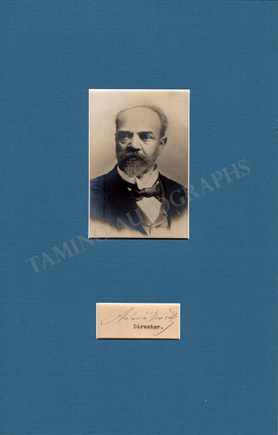 Dvorak, Antonin - Signature & Photograph